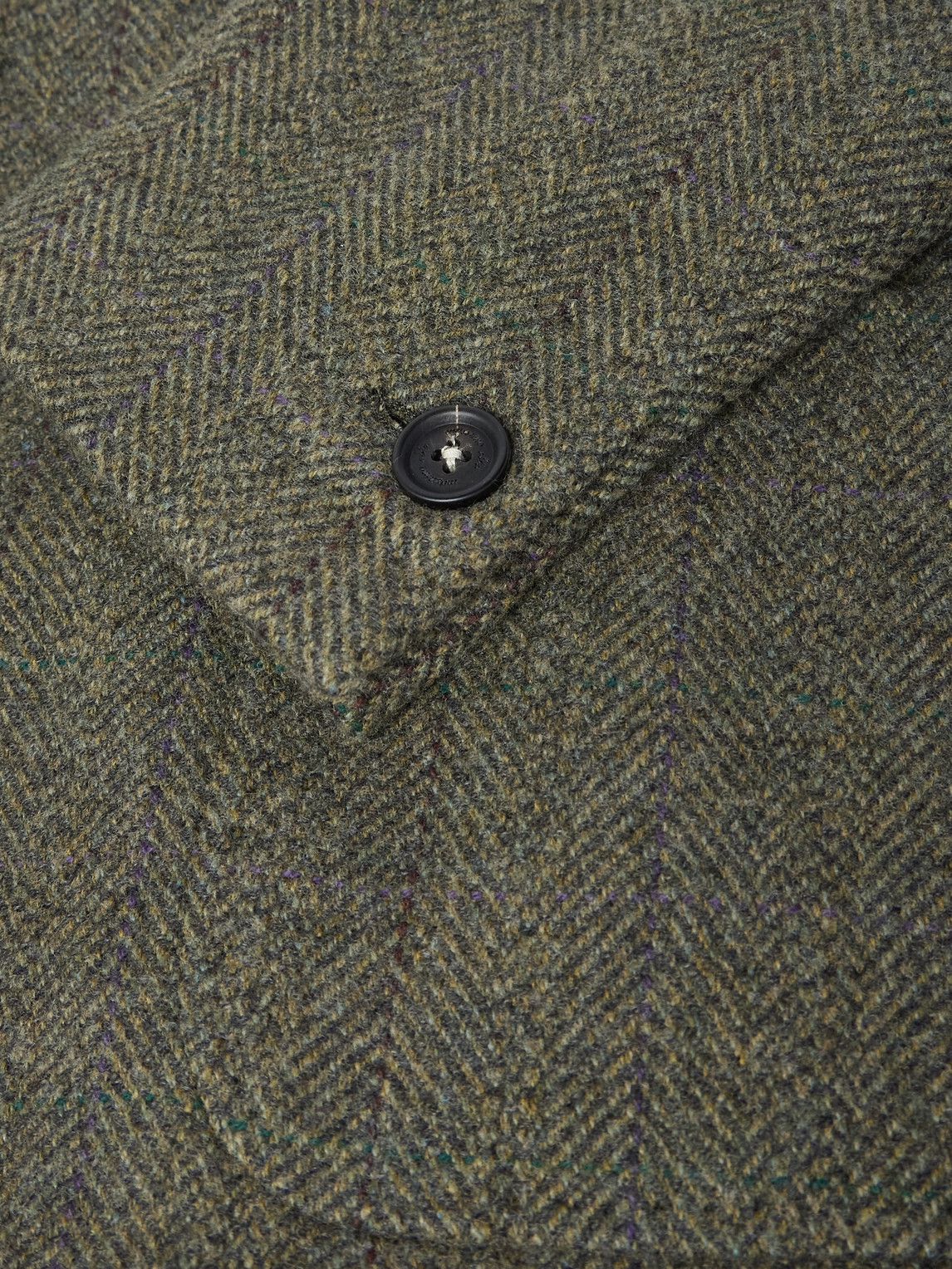 Massimo Alba Bali Herringbone Wool Coat In Green