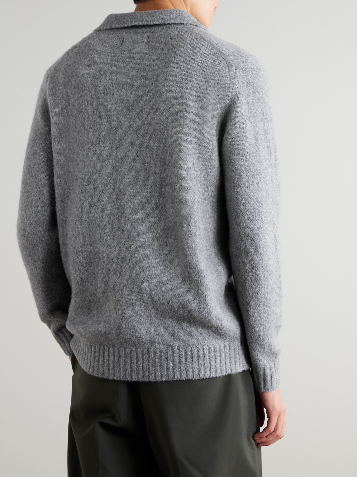  Nn07 - Lee 6598 Merino Wool-blend Cardigan - Men - Gray - S 