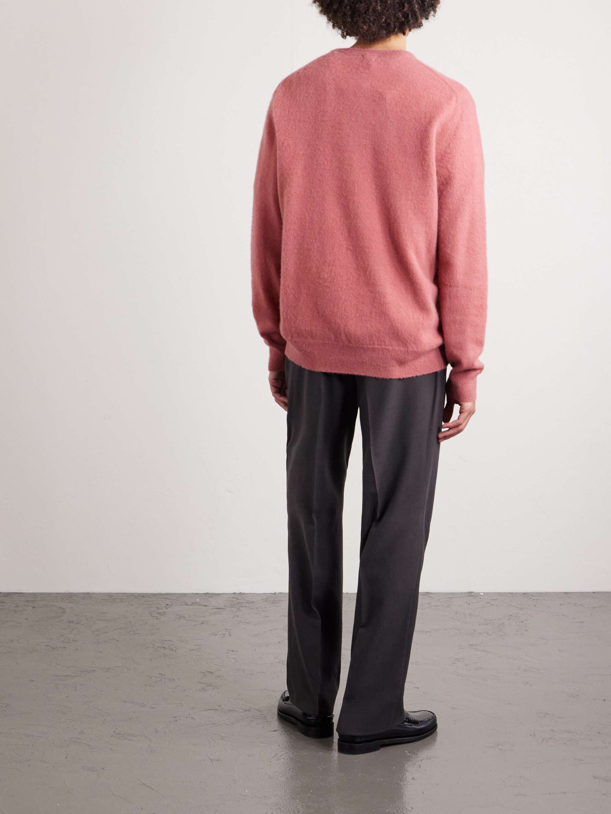 MASSIMO ALBA Kane Brushed Cashmere Sweater
