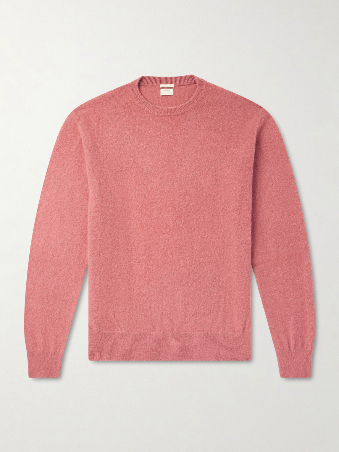 Massimo Alba Kane Brushed-cashmere Sweater In Pink