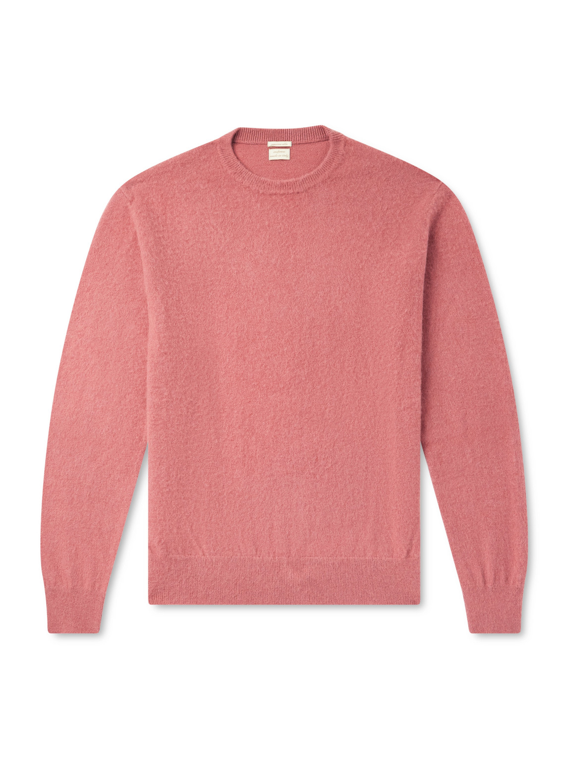 Massimo Alba Kane Brushed-cashmere Sweater In Pink