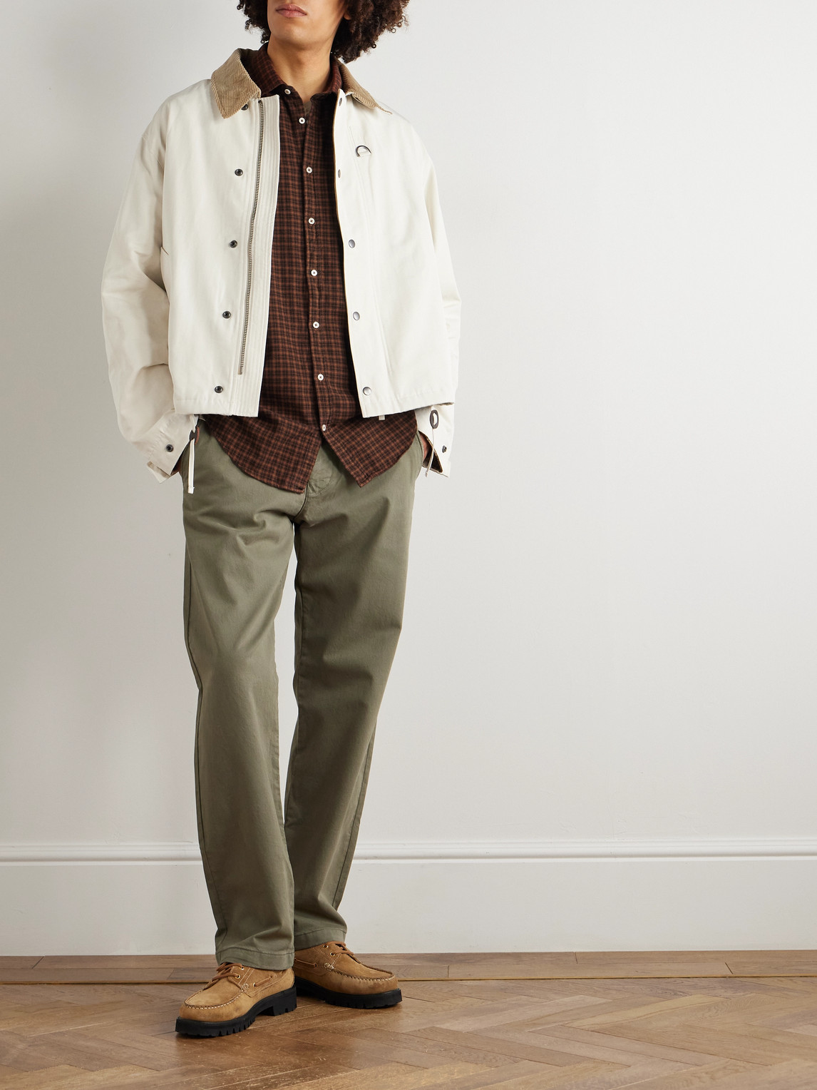 Massimo Alba Canary Checked Cotton-flannel Shirt In Red