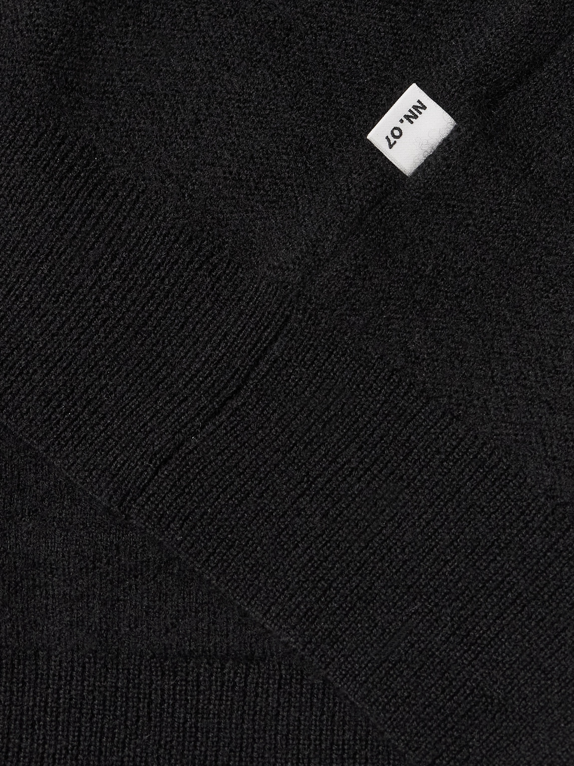 Nn07 Jasper 60017 Wool Cardigan In Black