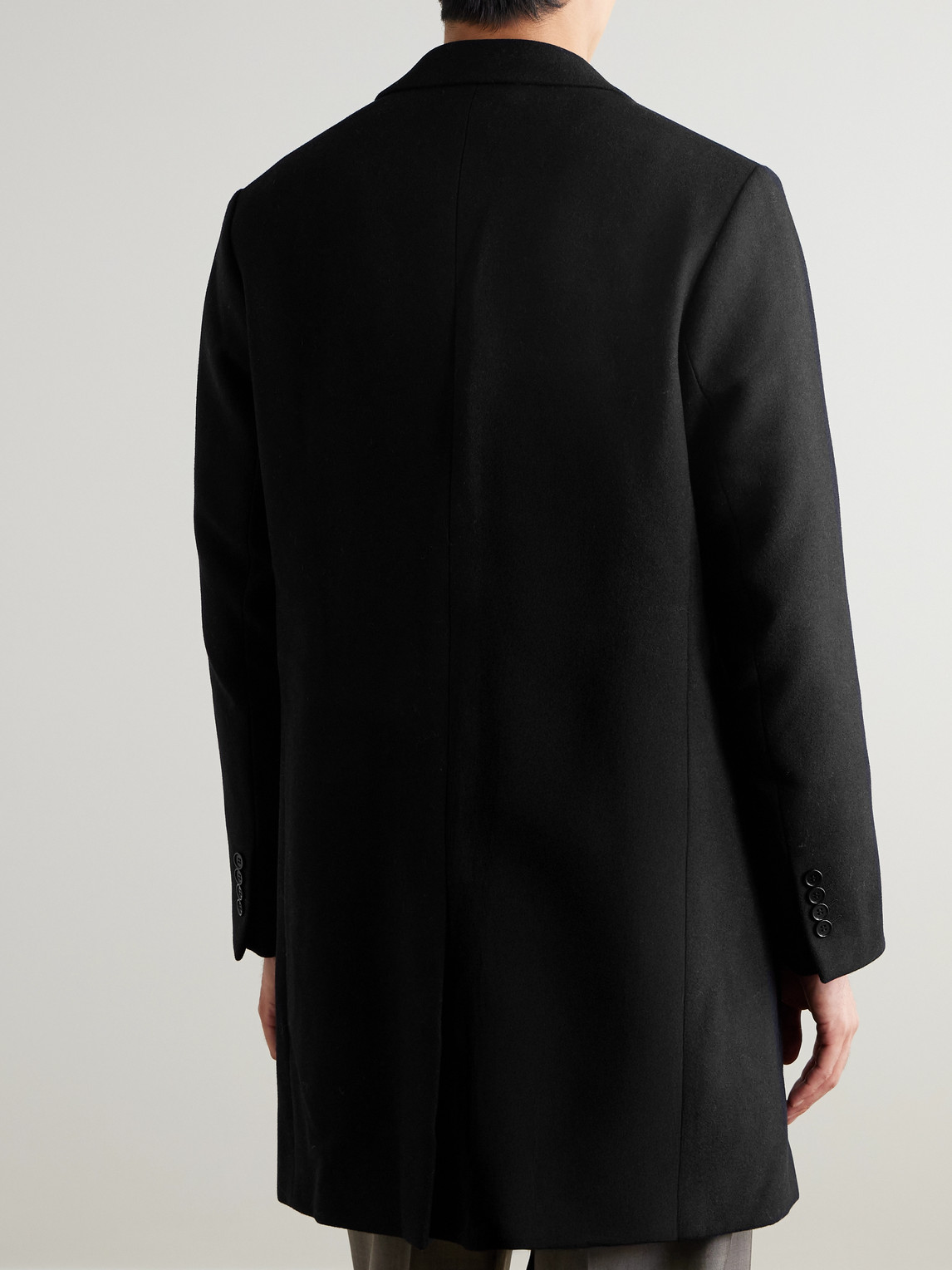 Nn07 Austin 8225 Virgin Wool-blend Coat In Black
