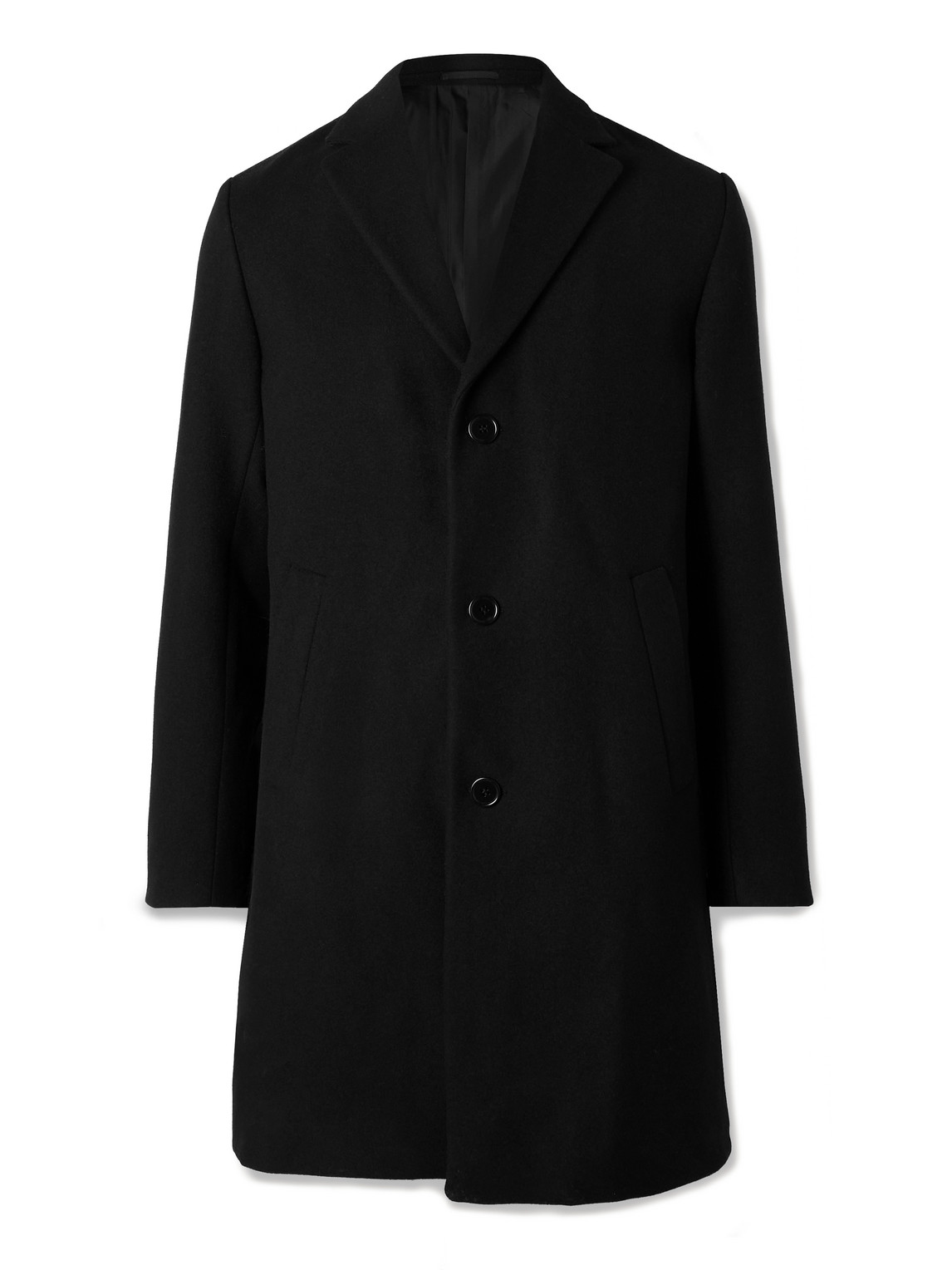 Nn07 Austin 8225 Virgin Wool-blend Coat In Black