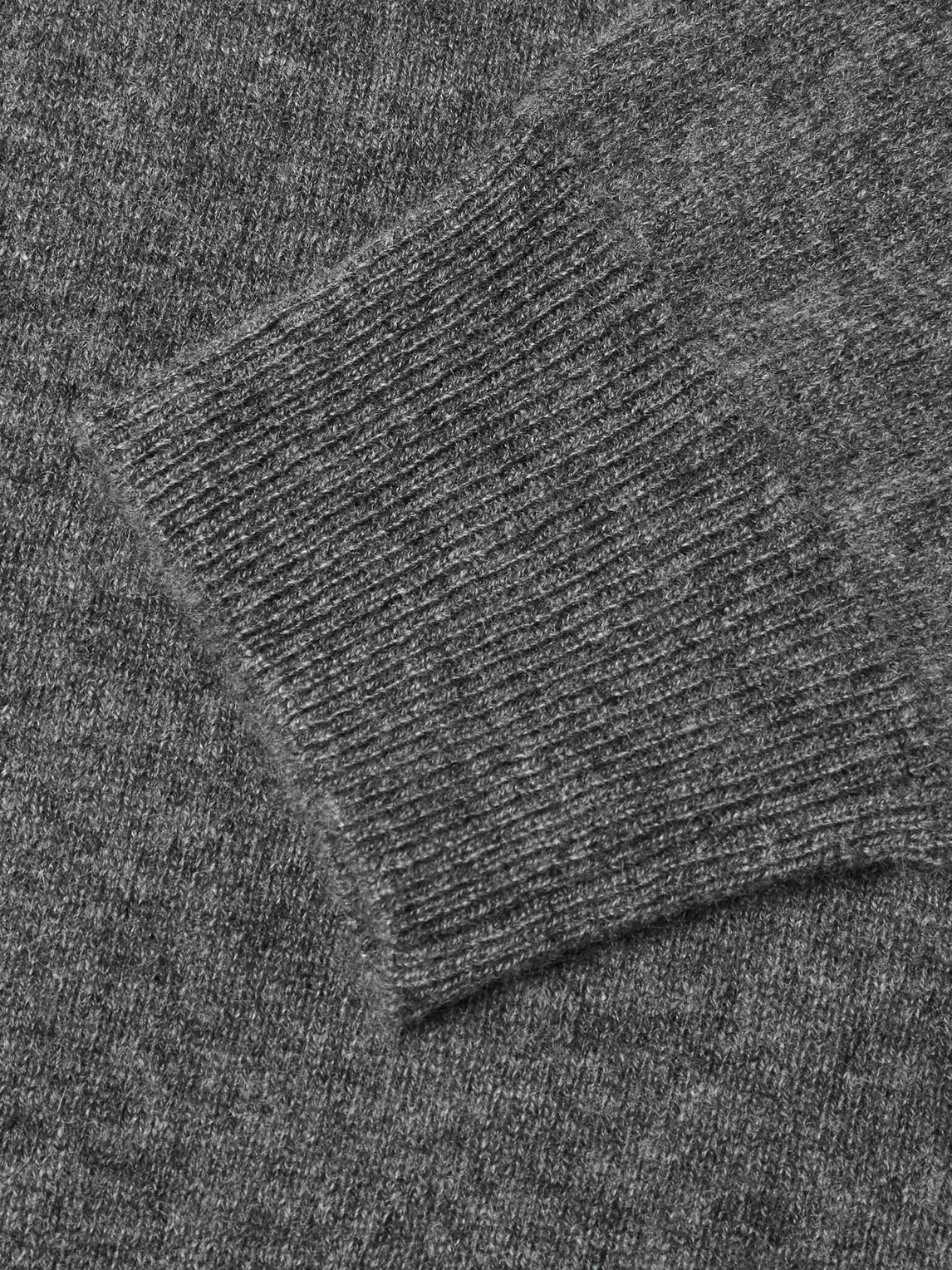 Massimo Alba Lima Cashmere Half-zip Sweater In Gray