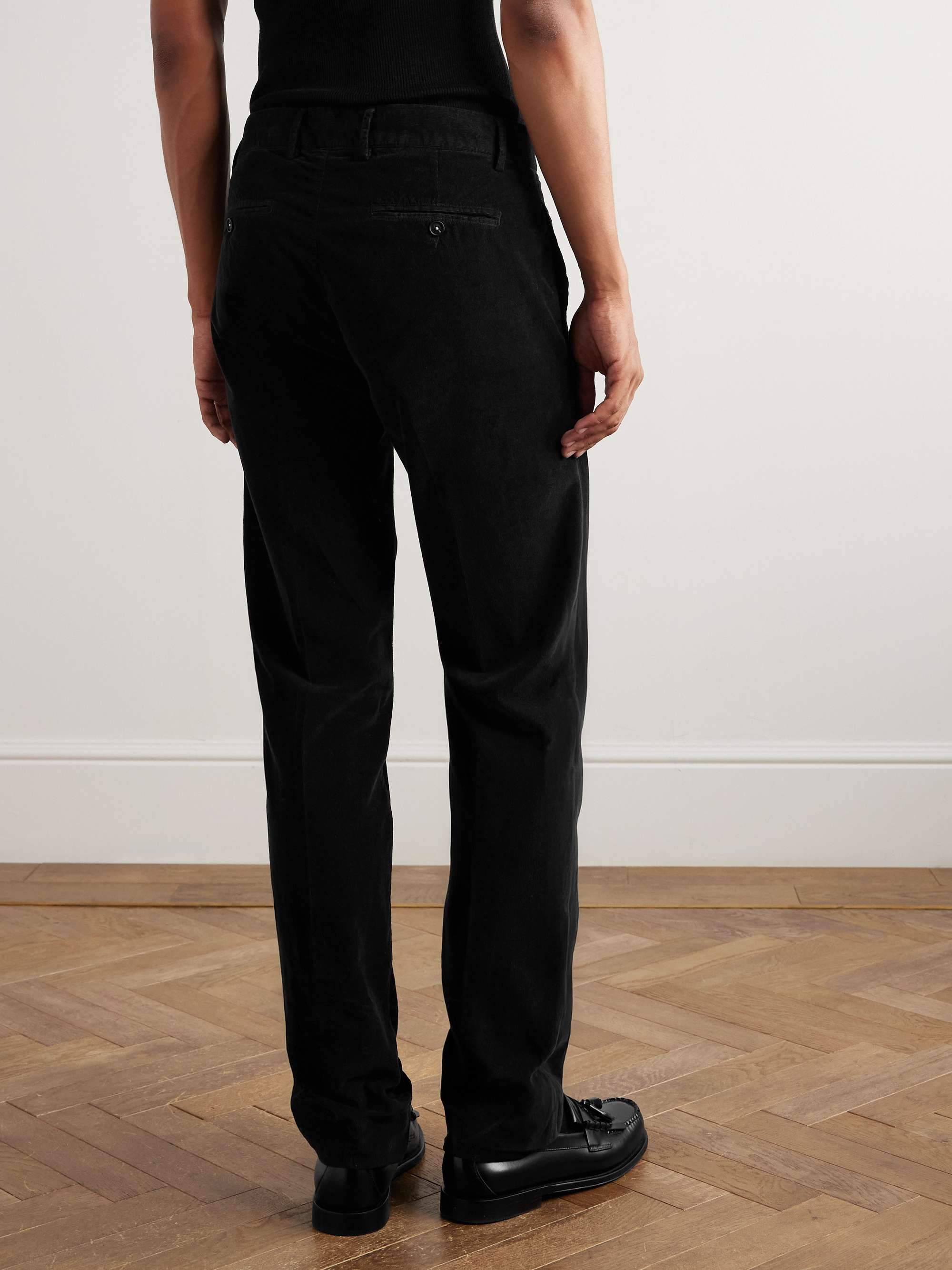 MASSIMO ALBA Straight-Leg Cotton-Corduroy Trousers