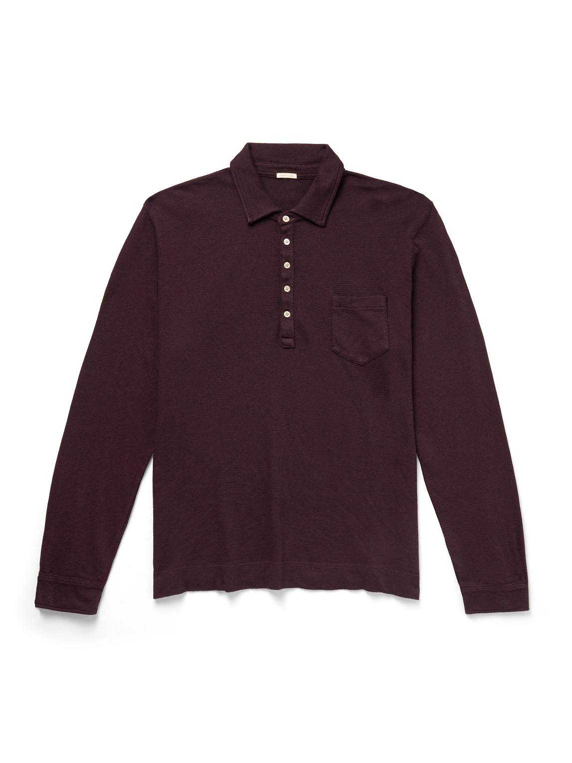 Massimo Alba Cotton-blend Polo Shirt In Purple
