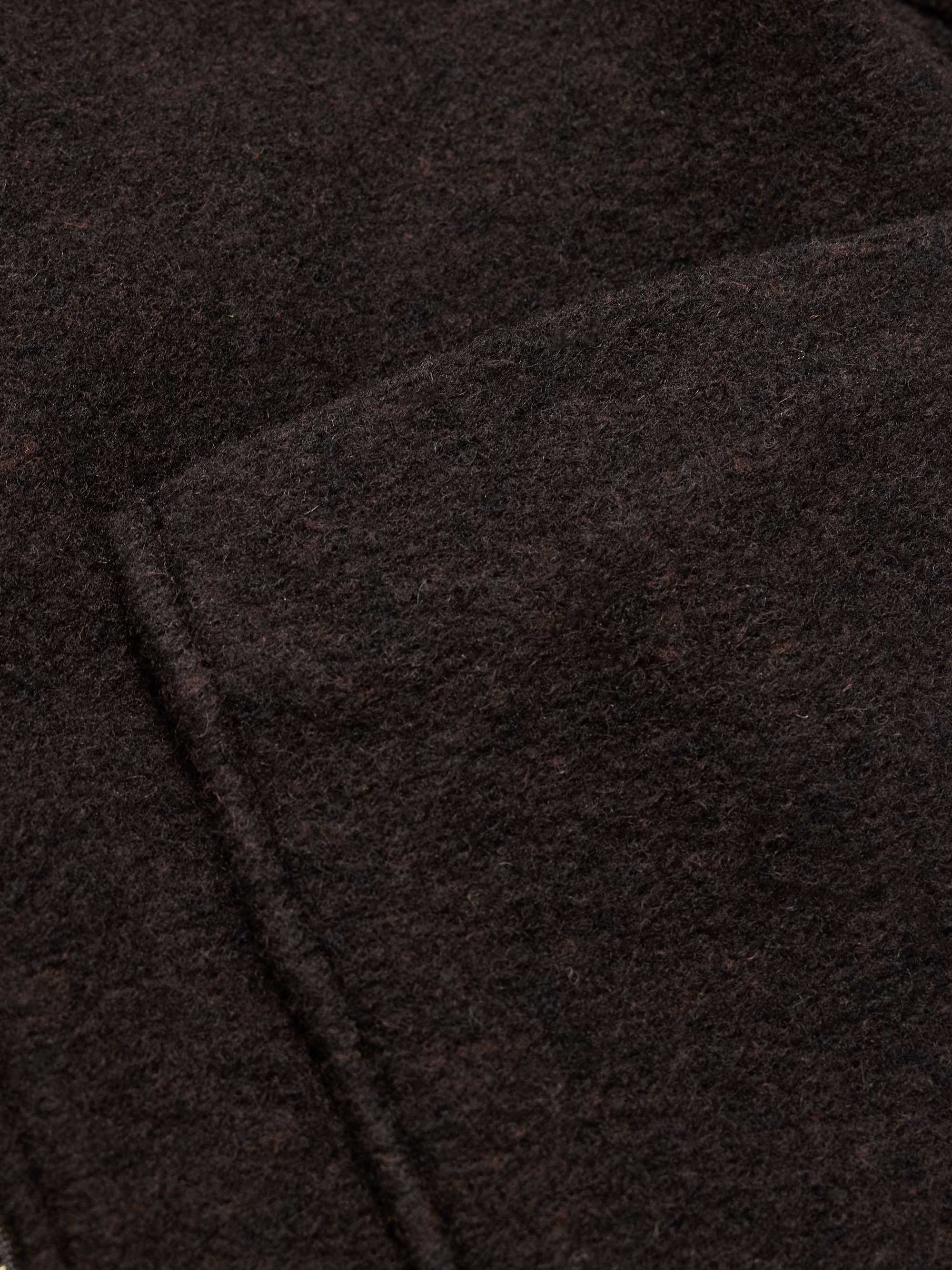 NN07 Gael Checked Brushed Wool-Blend Jacket