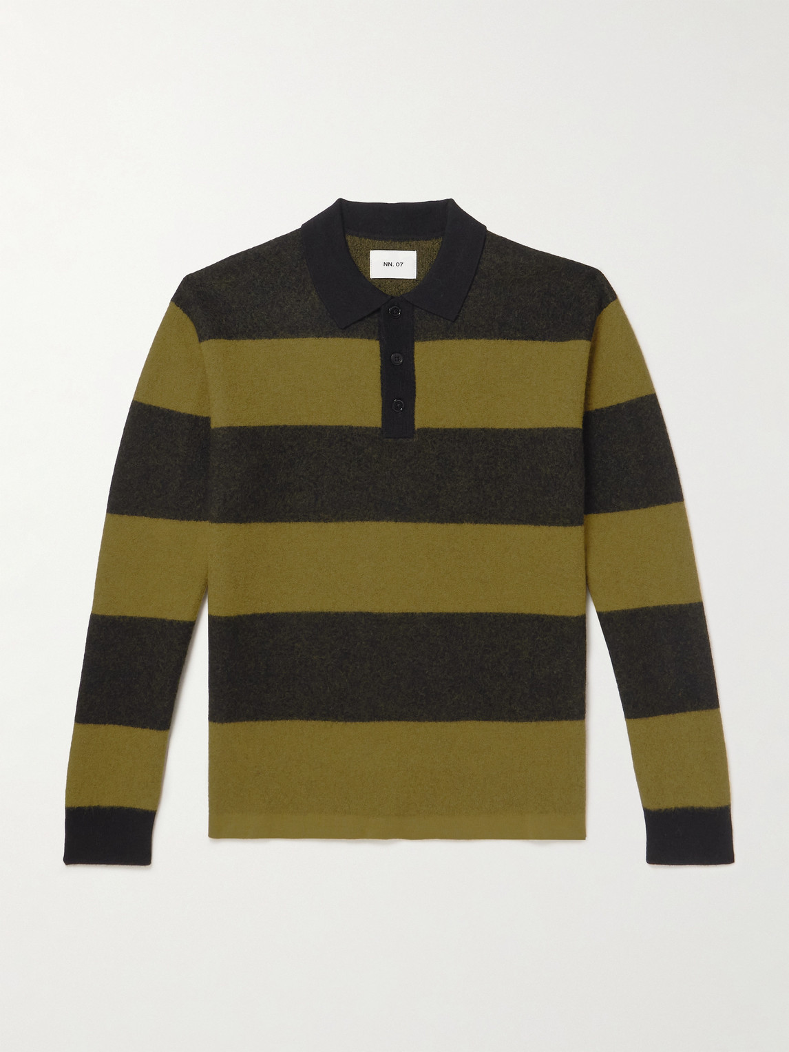 NN07 Rugby 60017 triped Wool Polo hirt - Men