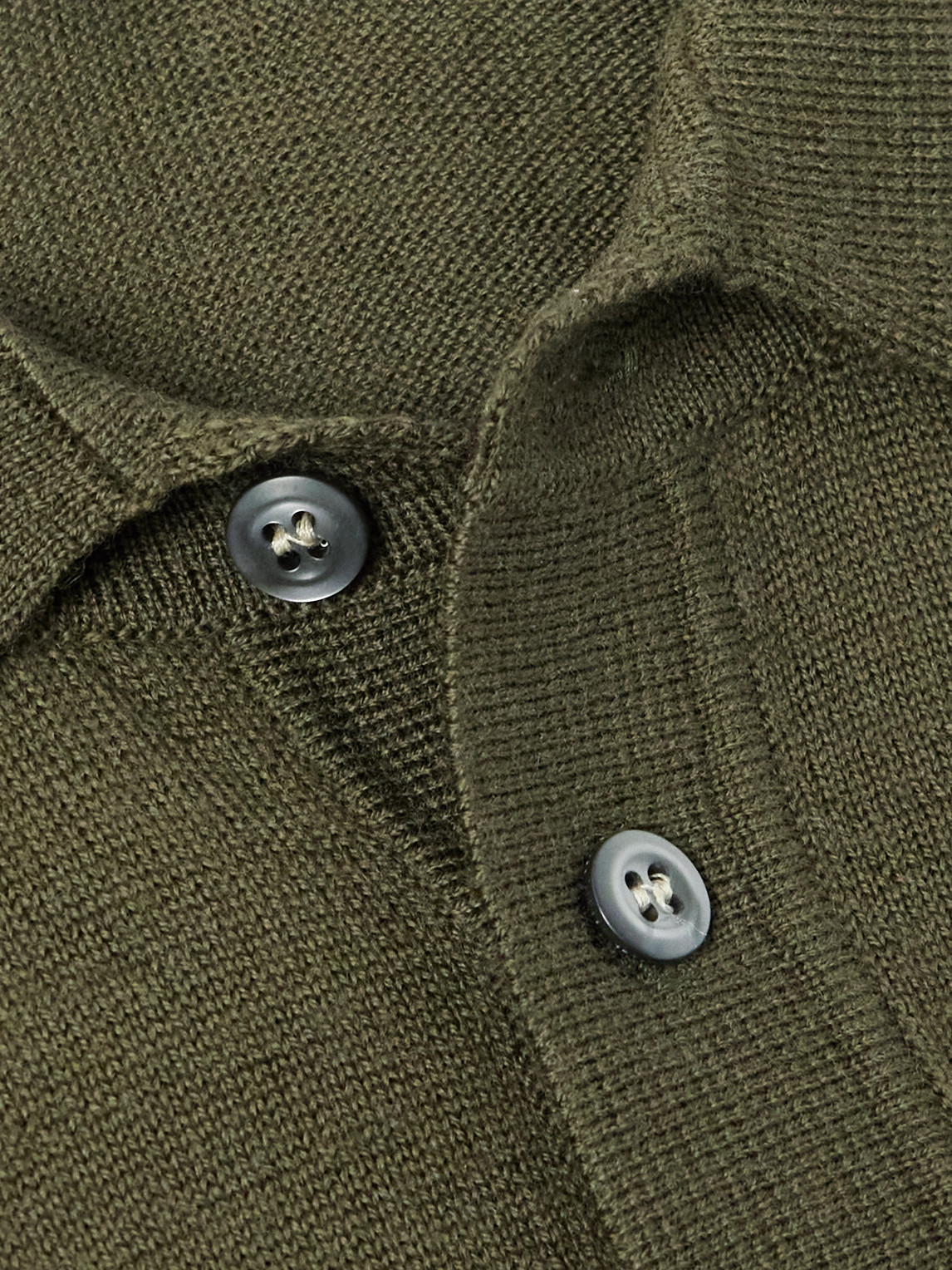 Massimo Alba Wool Polo Shirt In Green