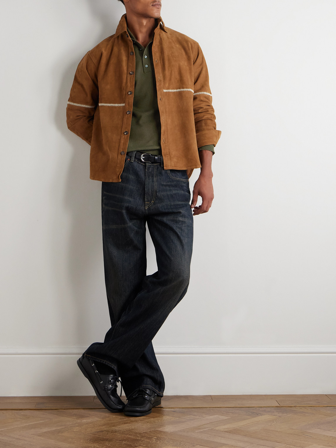 Massimo Alba Wool Polo Shirt In Green