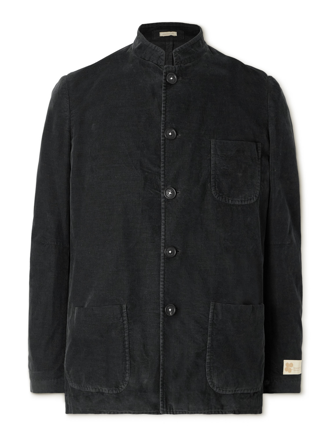Massimo Alba Cotton-blend Corduroy Jacket In Animal Print