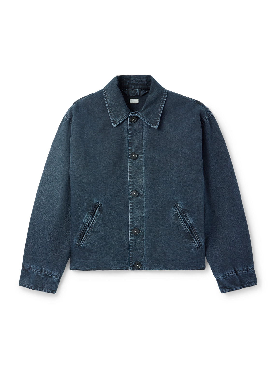 Massimo Alba Cadillac Padded Cotton-canvas Jacket In Blue