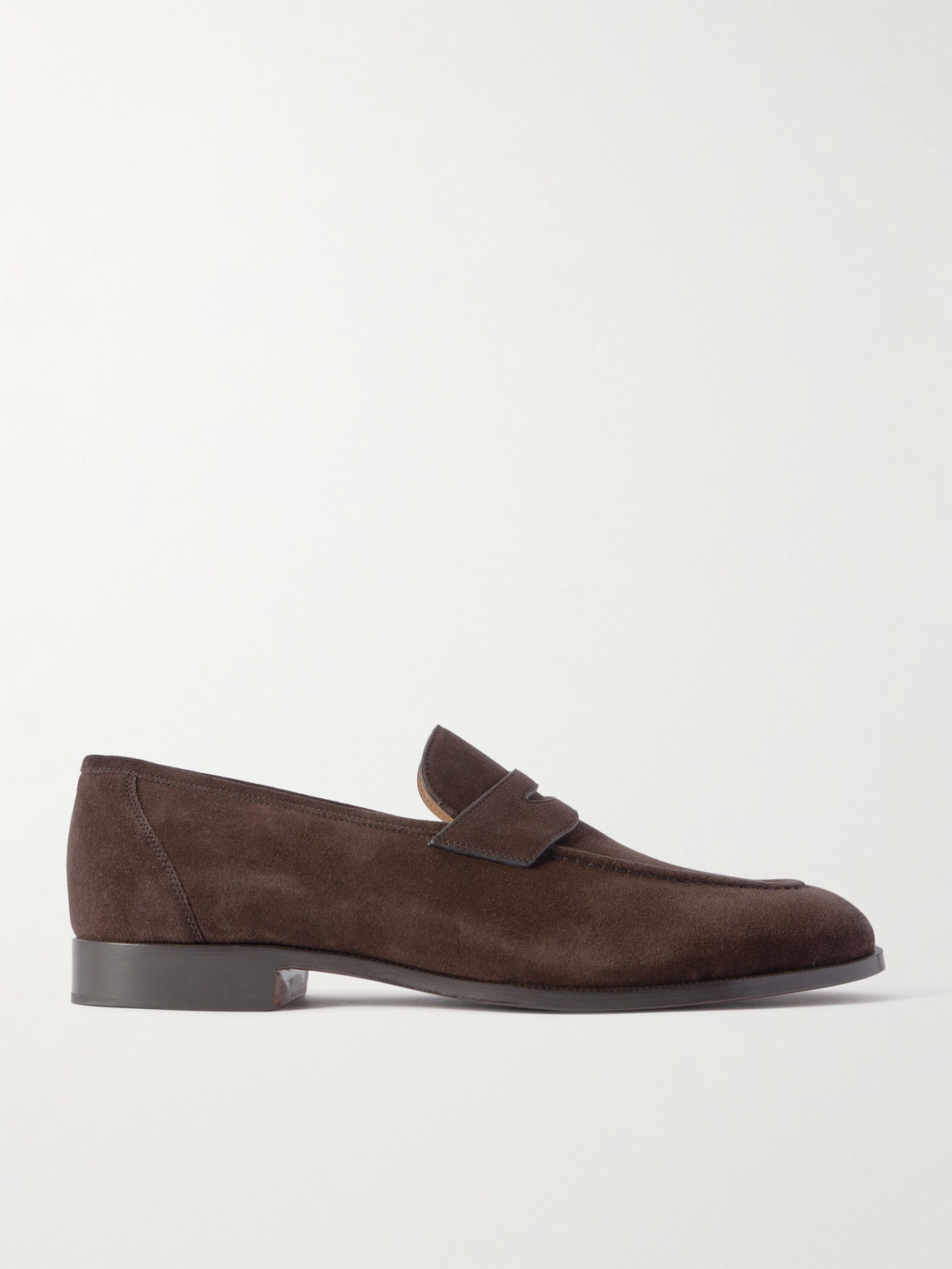 Loro Piana Sergio Walk Suede Penny Loafers - Men
