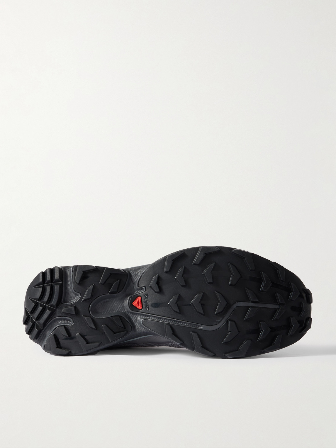 Salomon Xt-6 Shadow Rubber-trimmed Mesh-jacquard Sneakers In Gray