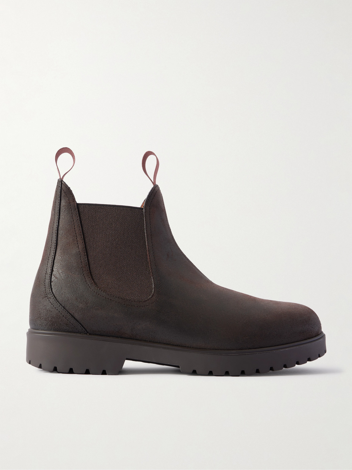 Loro Piana Dover Walk Brushed-Leather Chelsea Boots - Men