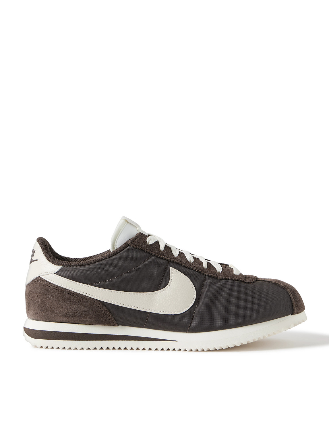 Cortez Suede and Leather-Trimmed Shell Sneakers