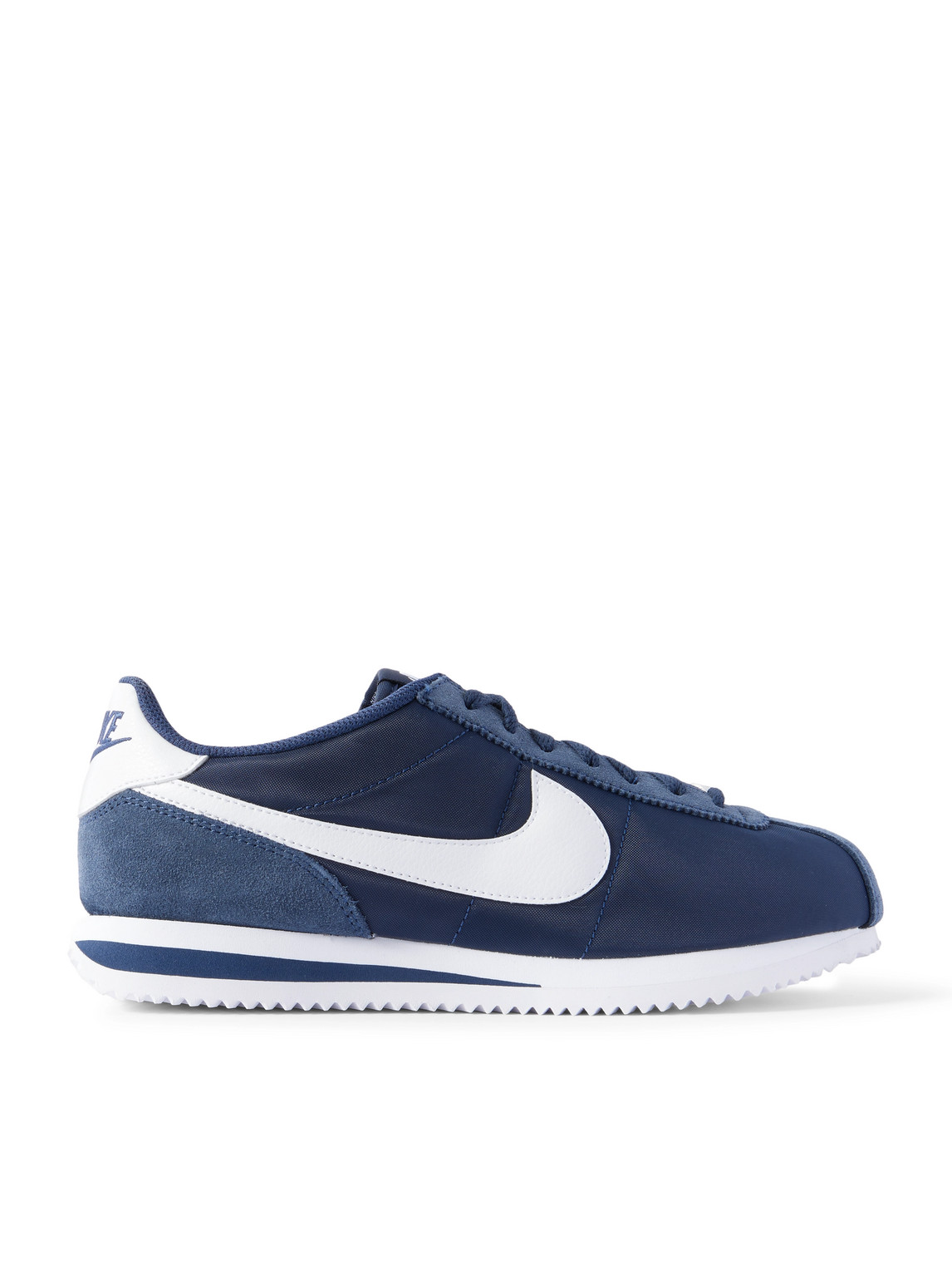 Cortez Suede and Leather-Trimmed Shell Sneakers