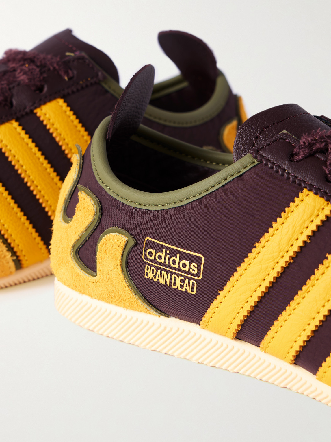 Adidas Originals Adidas X Brain Dead Japan Lo Sneaker In Yellow