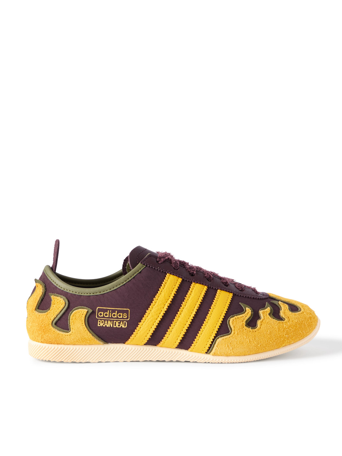 Adidas Originals Adidas X Brain Dead Japan Lo Sneaker In Yellow