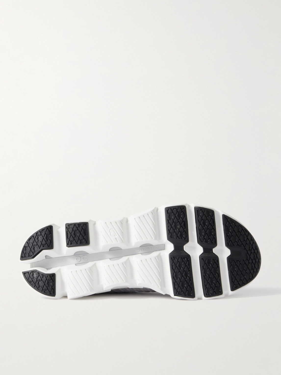 On Cloudswift 4 Rubber-trimmed Stretch-knit Running Sneakers In Gray