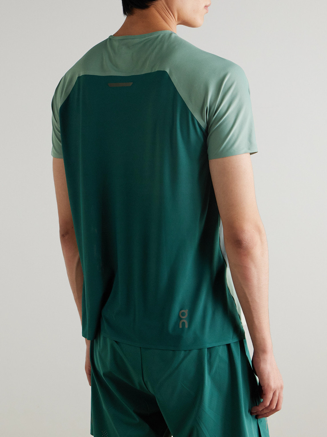 On Performance-t Stretch Recycled Drytec™ T-shirt In Green