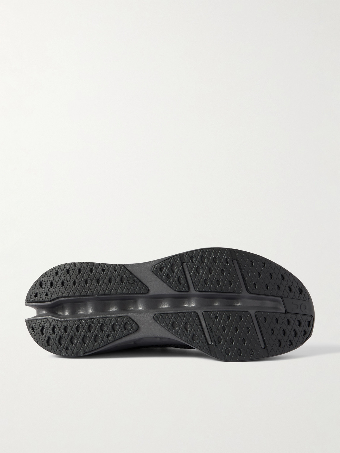 On Cloudsurfer Max Rubber-trimmed Mesh Sneakers In Black