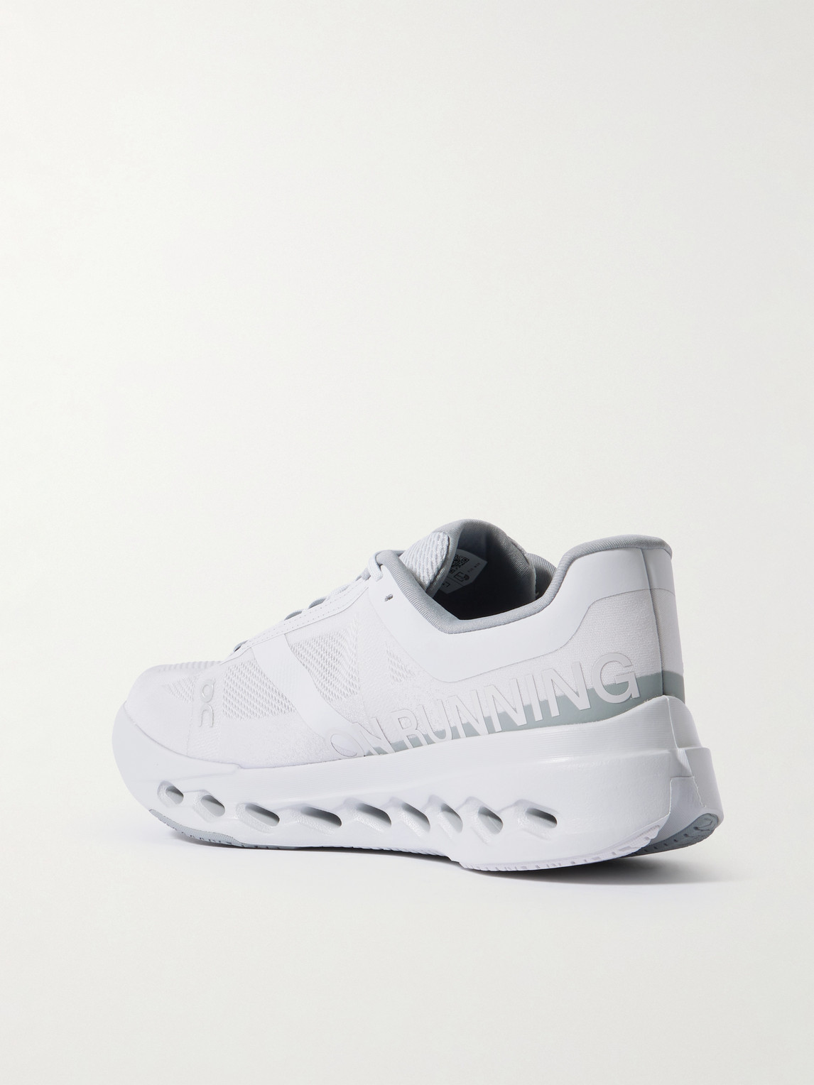 On Cloudsurfer Next Rubber-trimmed Mesh Running Sneakers In White