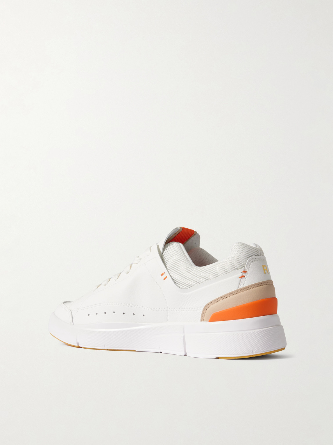 On Roger Federer The Roger Centre Court Mesh And Rubber-trimmed Tennis Sneakers In White