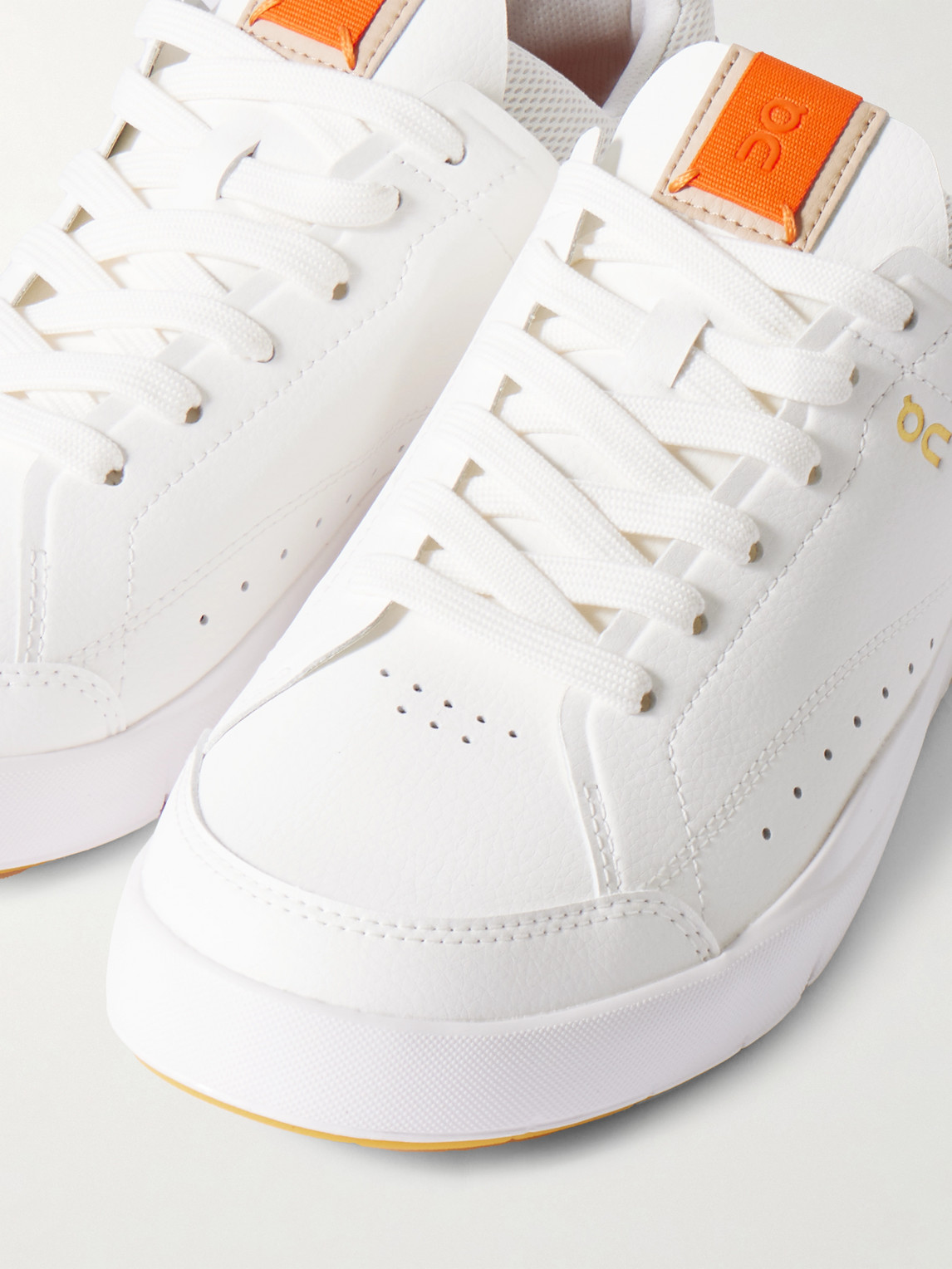 On Roger Federer The Roger Centre Court Mesh And Rubber-trimmed Tennis Sneakers In White