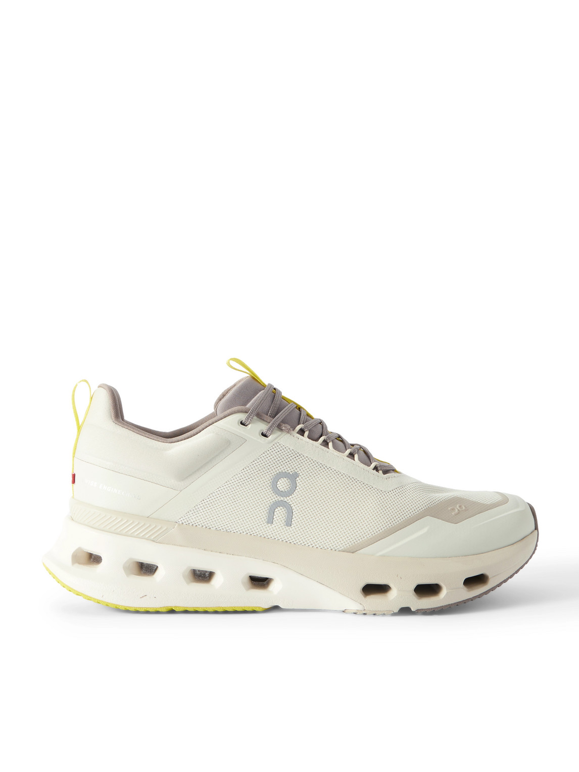 On Cloudnova X Rubber-trimmed Mesh Running Sneakers In White