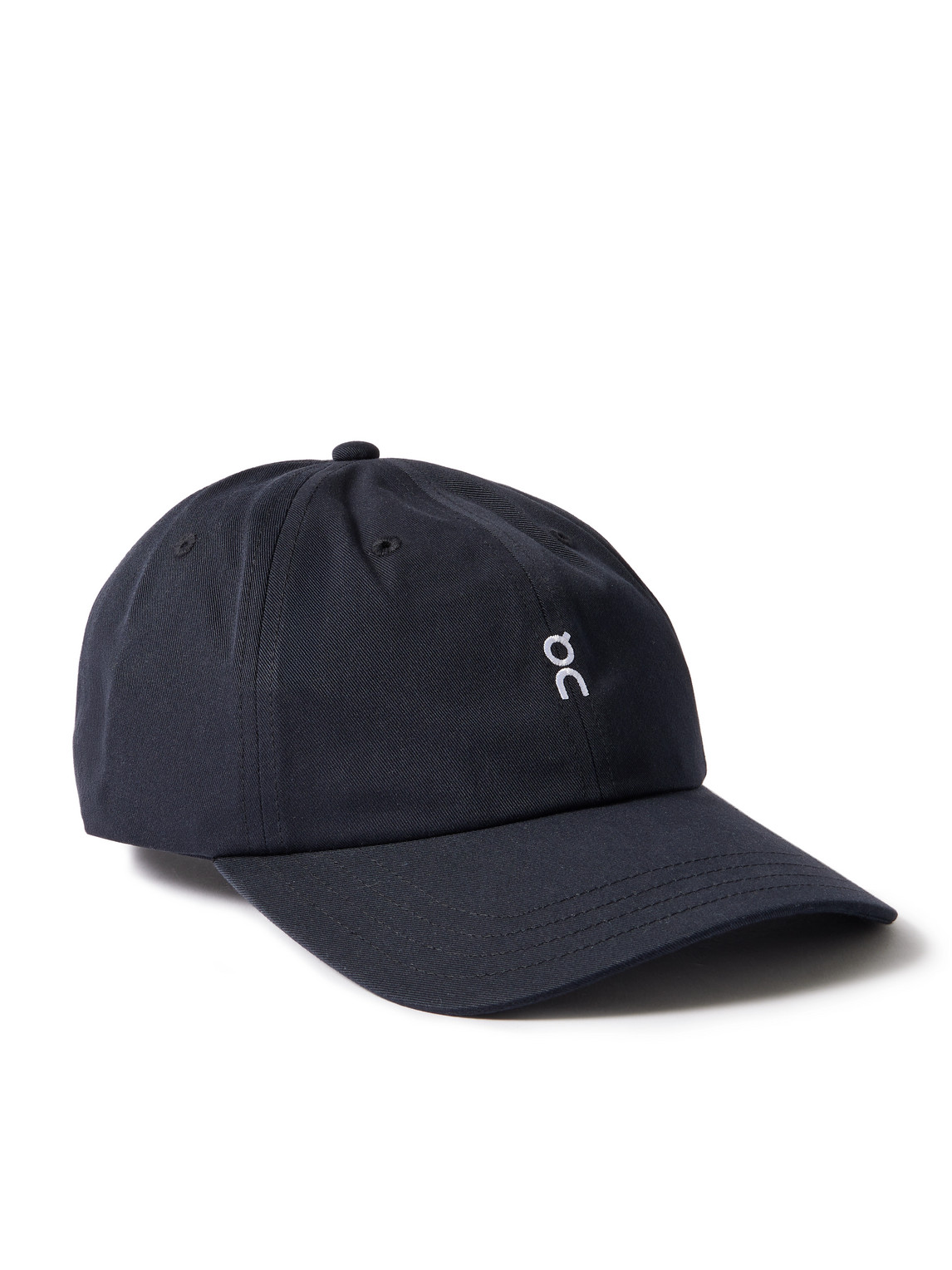 On All Day Logo-embroidered Cott-twill Baseball Cap In Black