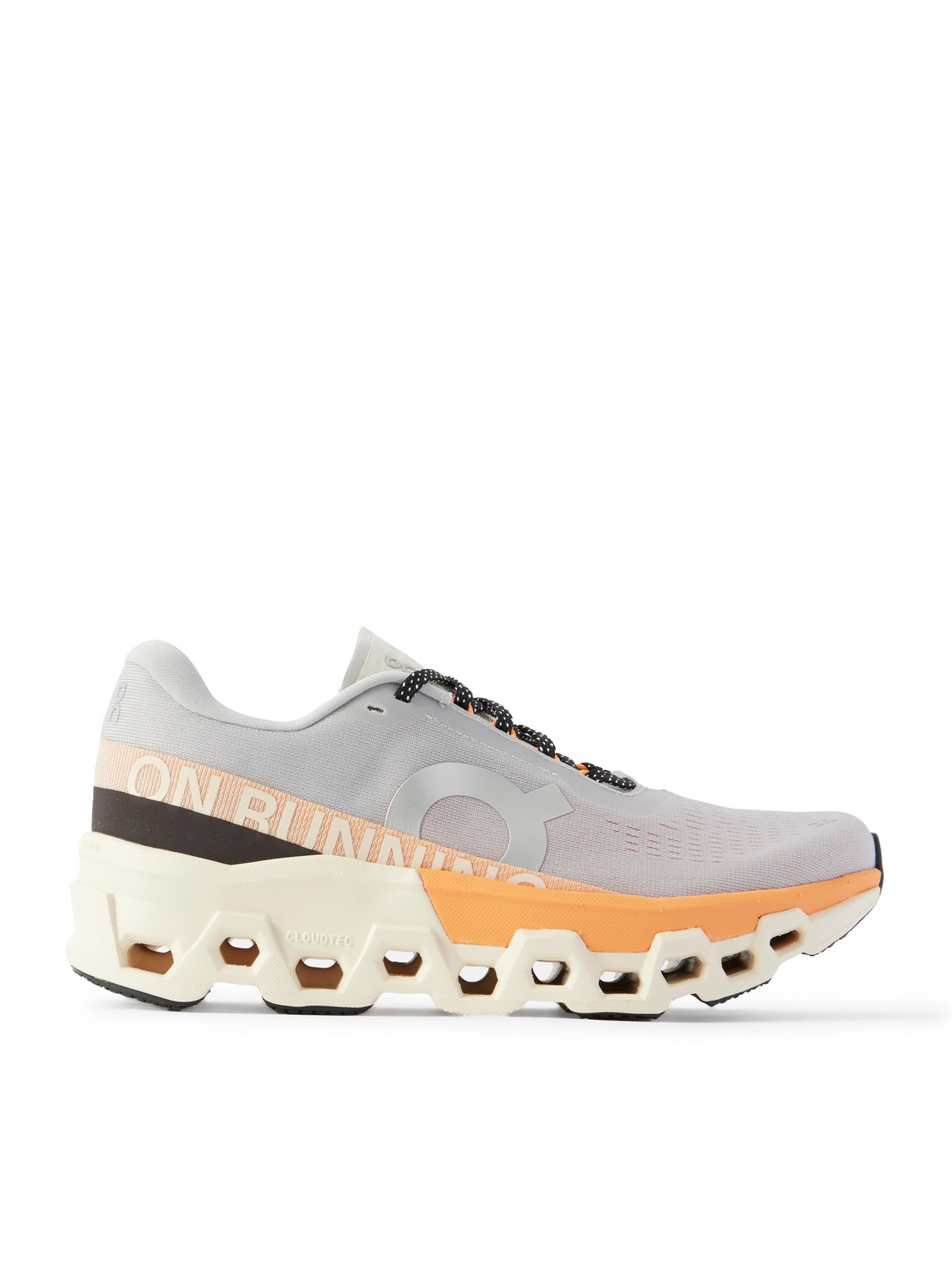 On Cloudmster 2 Rubber-trimmed Mesh Running Sneakers In Gray
