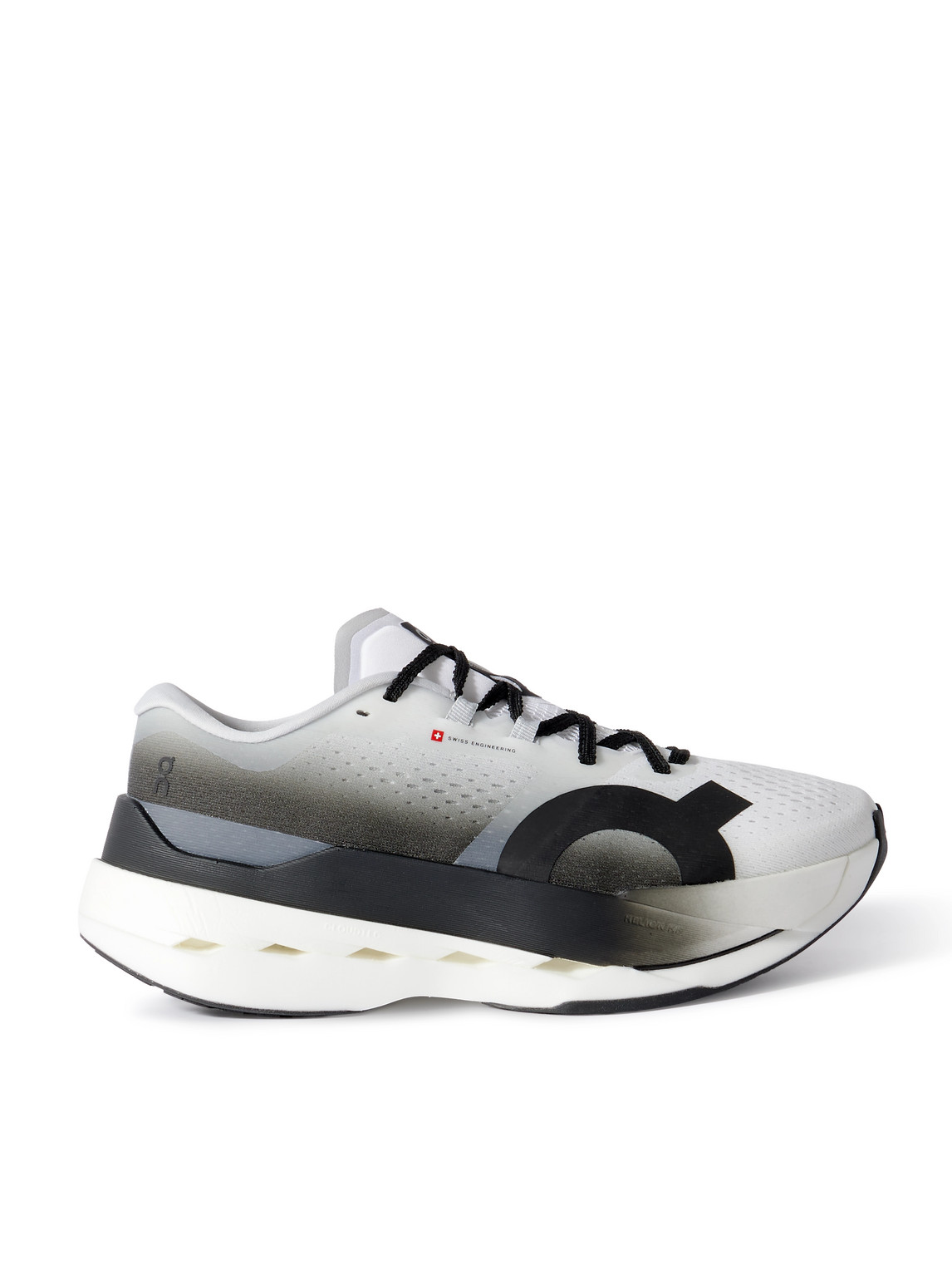 On Cloudboom Max Rubber-trimmed Recycled-mesh Sneakers In White