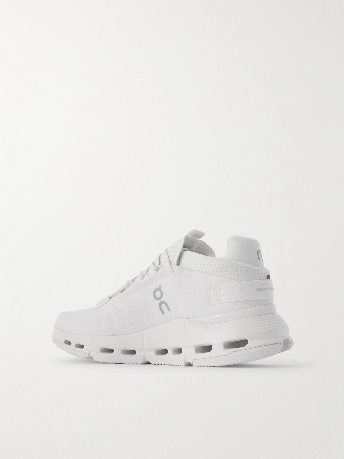 On Cloudnova 2 Stretch-knit And Mesh Running Sneakers In White
