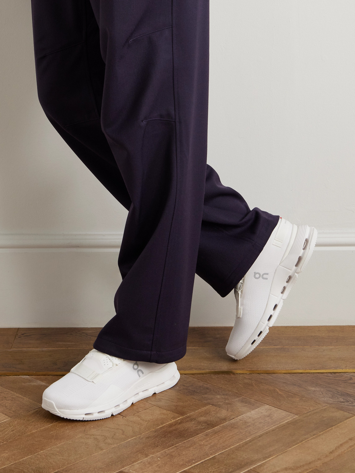 On Cloudnova 2 Stretch-knit And Mesh Running Sneakers In White