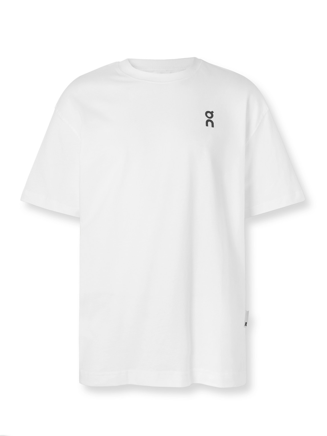 On Court Stretch Recycled-jersey T-shirt In White