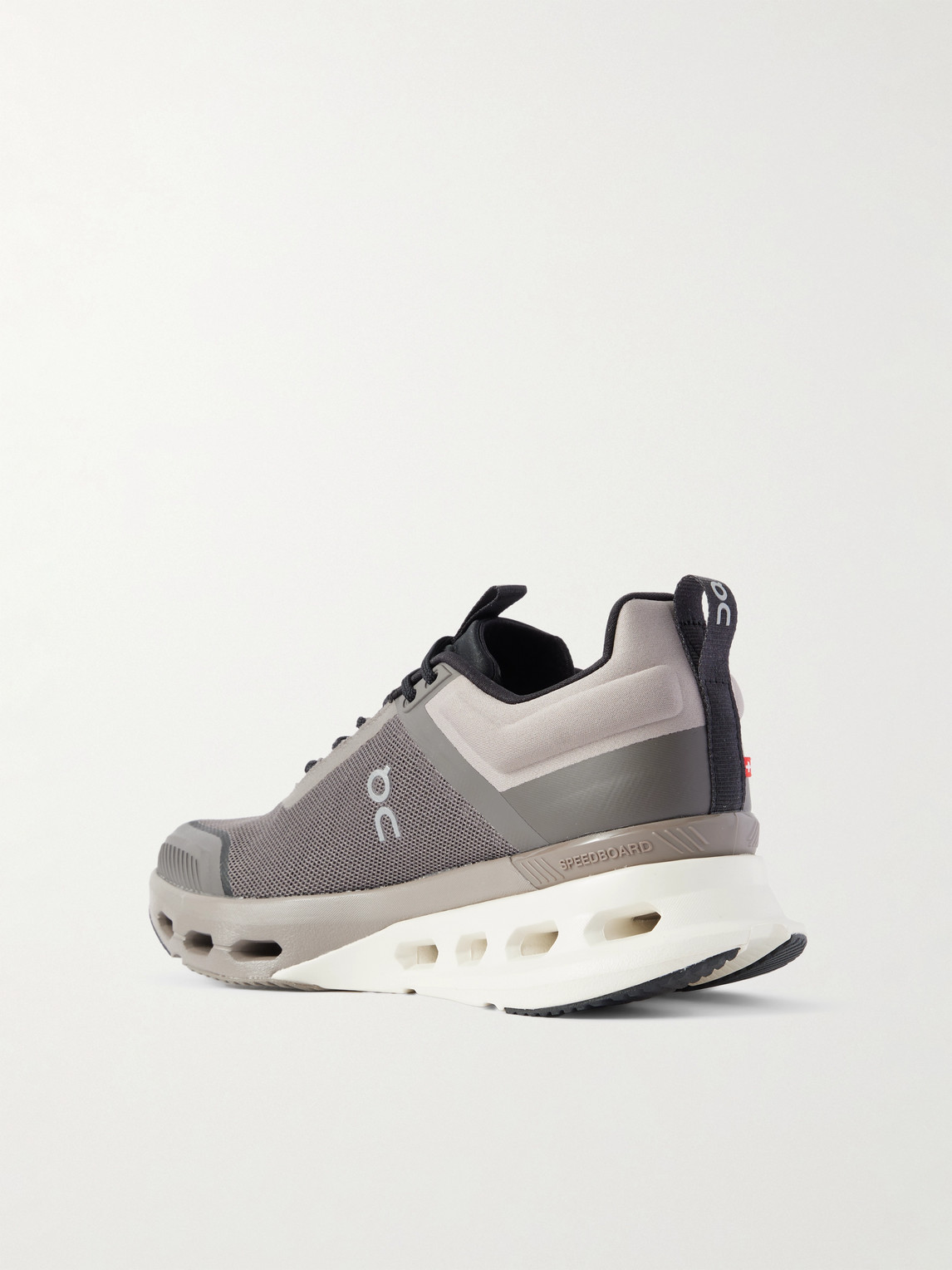 On Cloudnova X Rubber-trimmed Mesh Running Sneakers In Gray