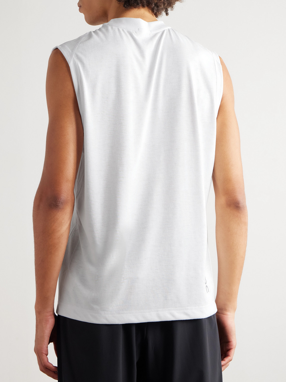 On Logo-print Recycled Jersey Tank In Gray