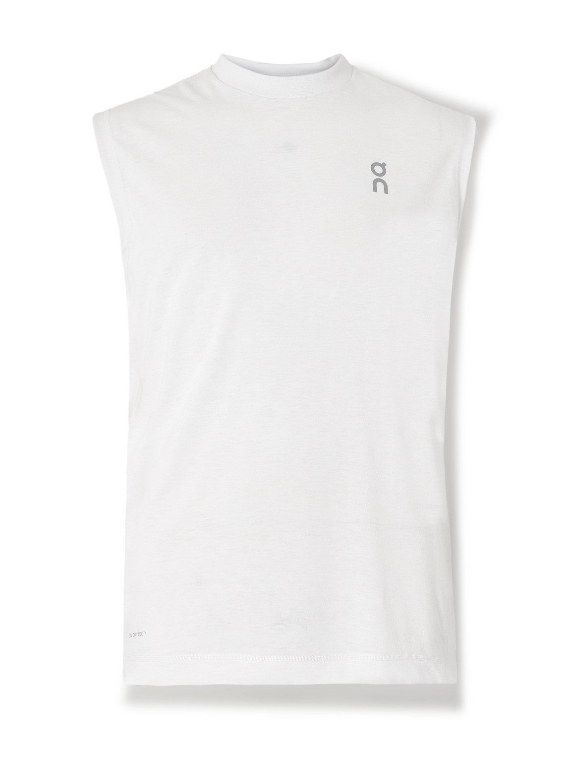 On Logo-print Recycled Jersey Tank In Gray
