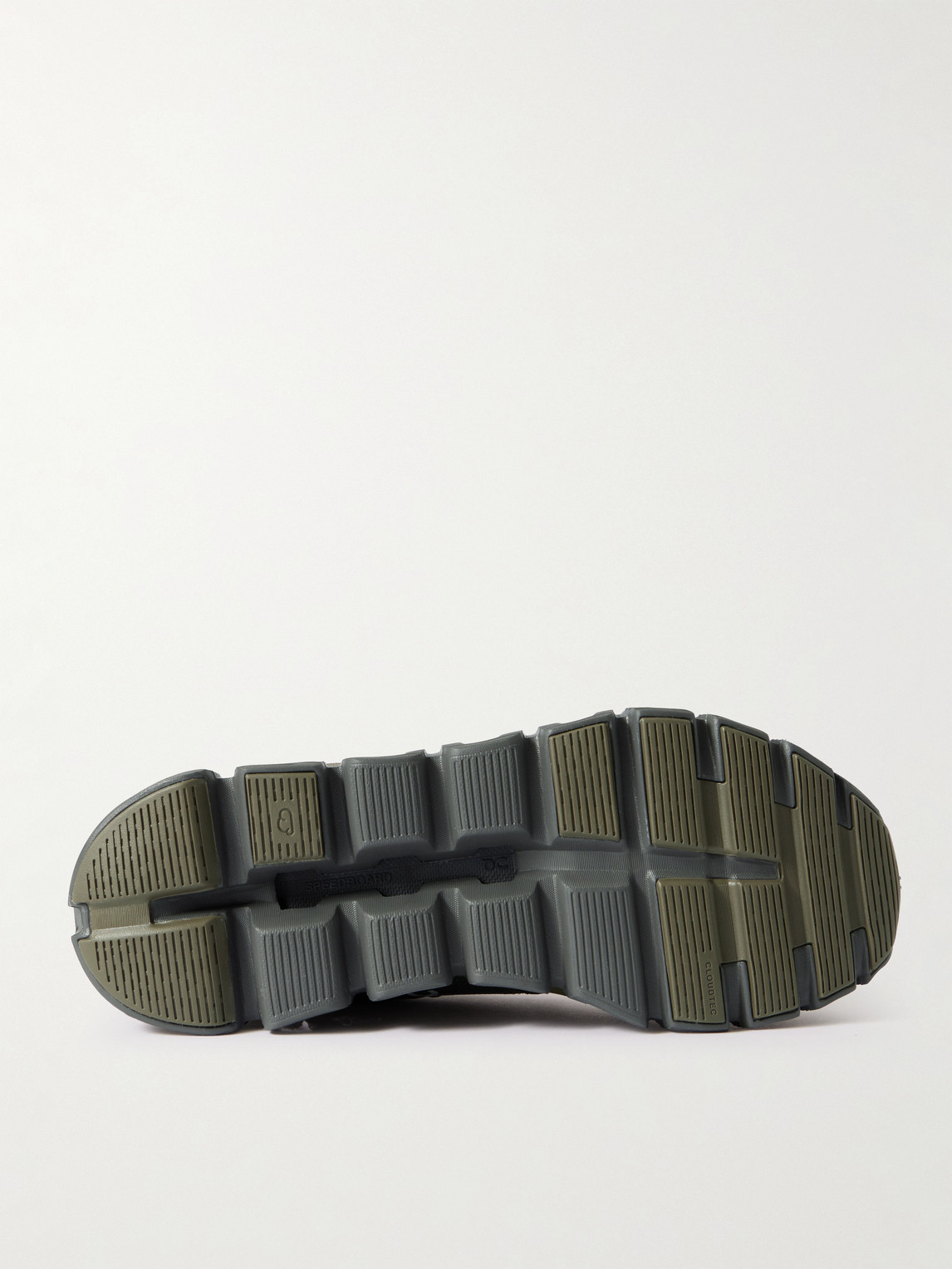 On Cloud 6 Rubber-trimmed Mesh Slip- Sneakers In Green