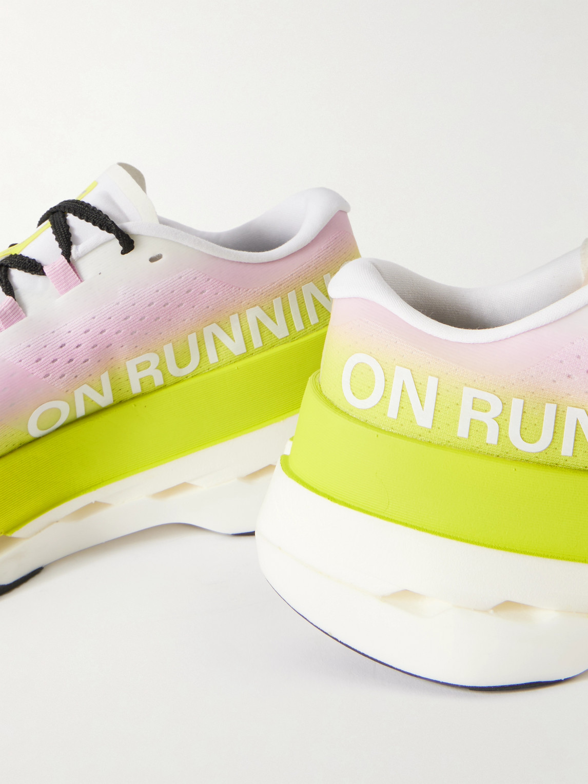 On White & Green Cloudboom Max Sneakers In Multi