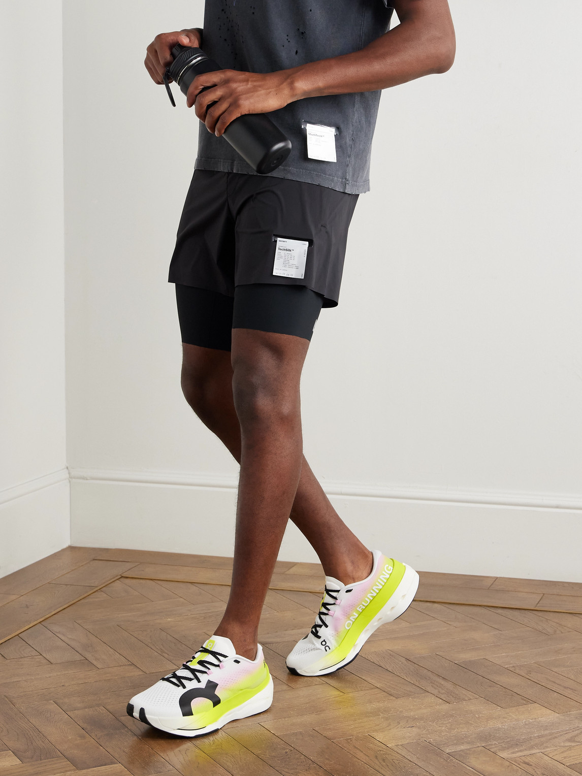 On White & Green Cloudboom Max Sneakers In Multi