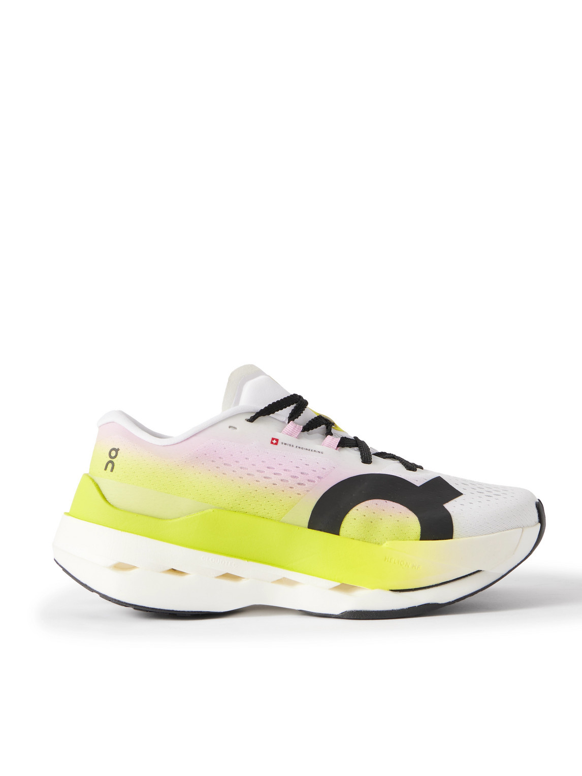 On White & Green Cloudboom Max Sneakers In Multi