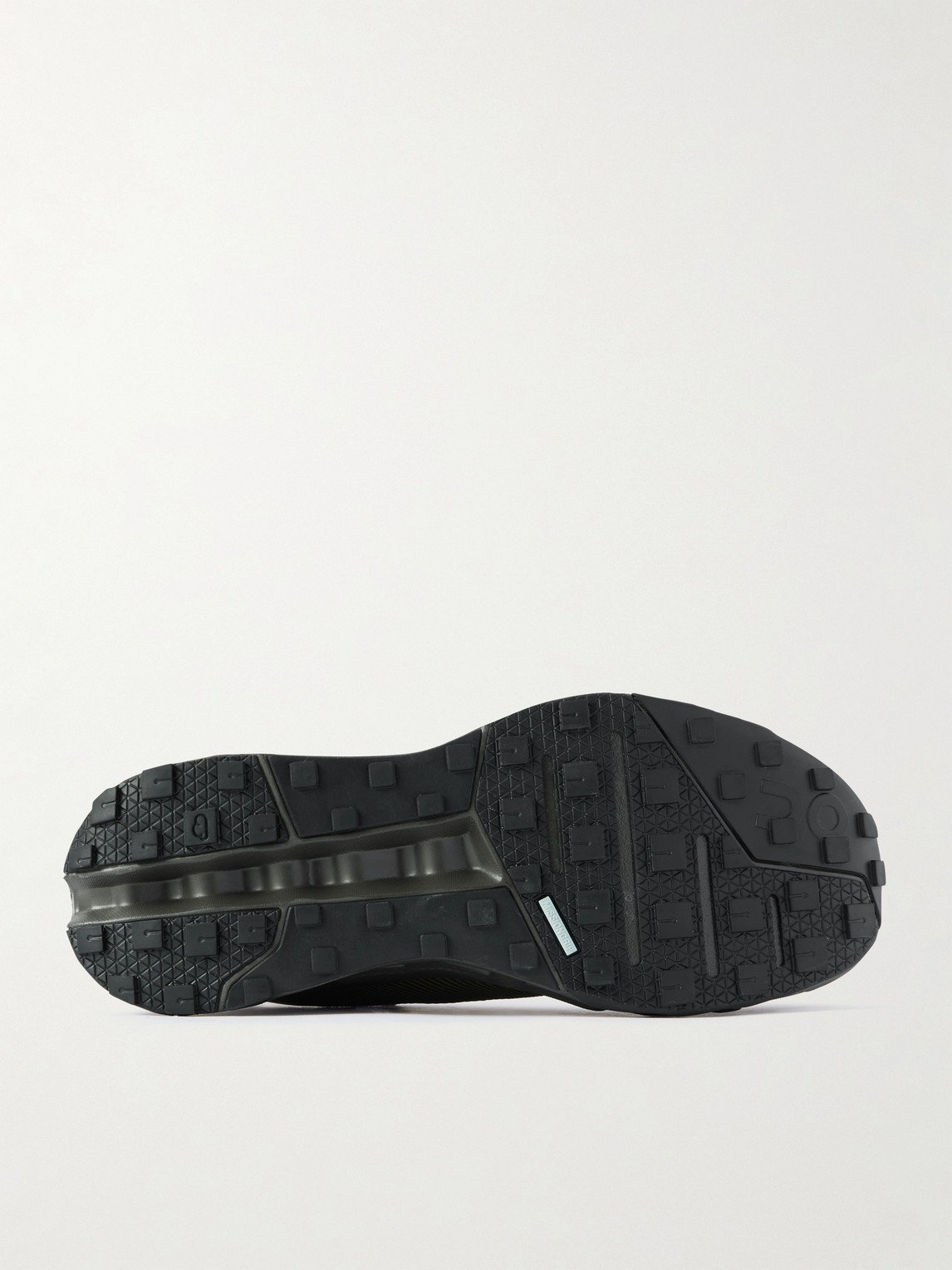 On Cloudhoriz Rubber And Webbing-trimmed Mesh Sneakers In Green