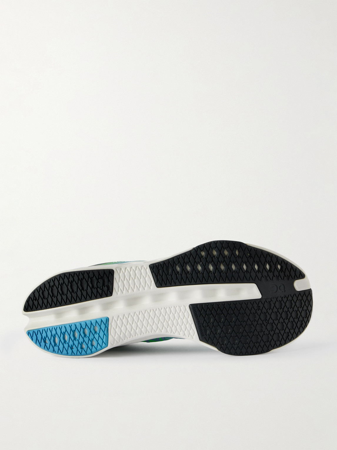 On Cloudsurfer Next Rubber-trimmed Mesh Running Sneakers In Green