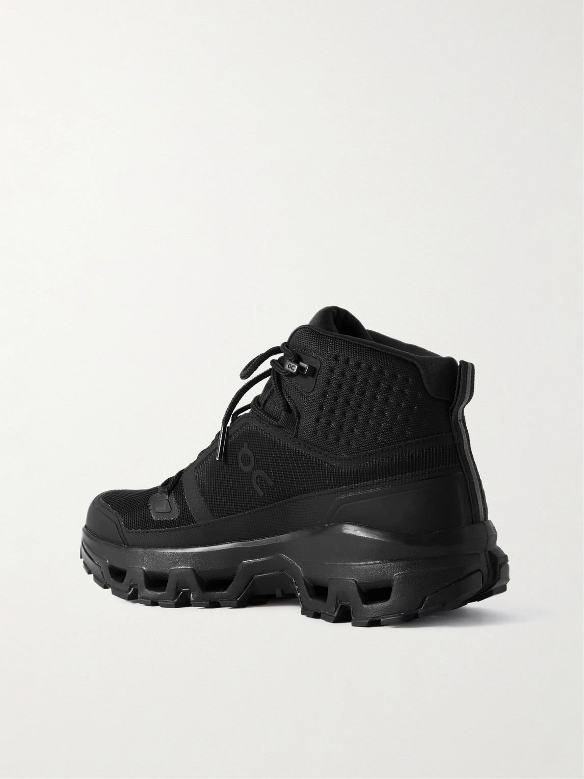 On Black Cloudrock Mid Waterproof Sneakers In Black