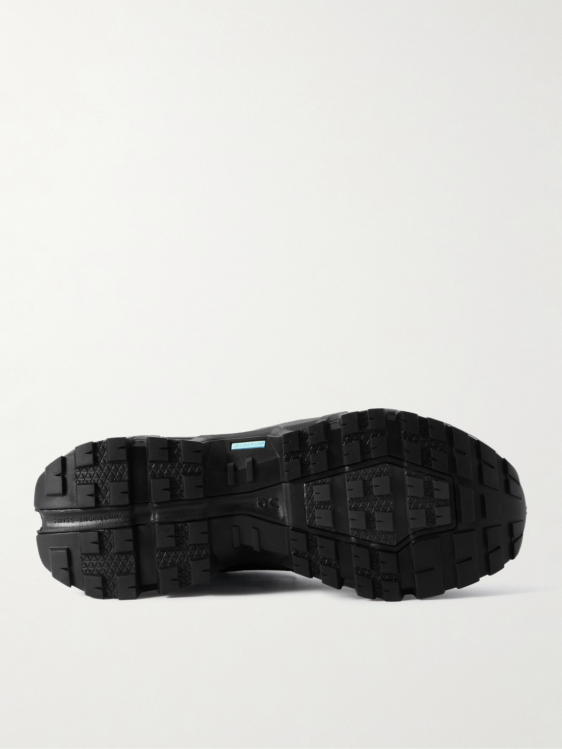 On Black Cloudrock Mid Waterproof Sneakers In Black