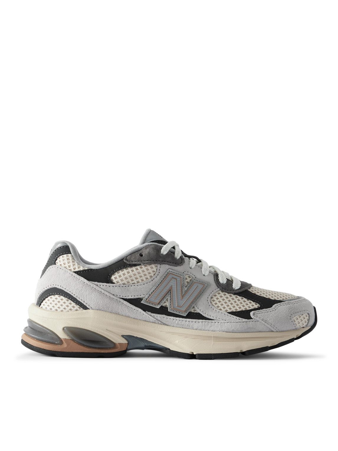 New Balance Sneakers 2010 In Leather And Mesh Brighton Grey In Gray